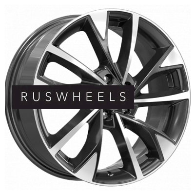 Диски КИК 7x17/5x115 ET40 D70,2 Роквуд (КС900) Алмаз черный