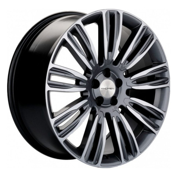 Диски Khomen Wheels  KHW2004 (GAC GS8)  8,5\R20 5*120 ET45  d59,5  Gray-FP  [KHW200407GRF]