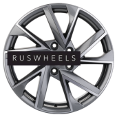 Диски Khomen Wheels 7x17/5x114,3 ET45 D60,1 KHW1714 (Changan/Geely/Lexus/Toyota) Gray-FP