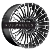 Диски LS Forged 11x22/5x130 ET62 D71,6 LS FG25 MBF (конус, Колпак+лого)