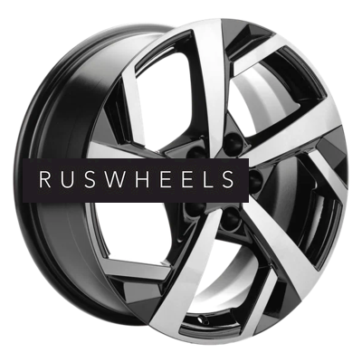 Диски Khomen Wheels 7x17/5x108 ET40 D54,1 KHW1712 (Jac/Москвич 3) Black-FP Диски Khomen Wheels 7x17/5x108 ET40 D54,1 KHW1712 (Jac/Москвич 3) Black-FP