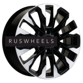 Диски Khomen Wheels 8x20/6x139,7 ET30 D106,1 KHW2010 (Hilux) Black-FP