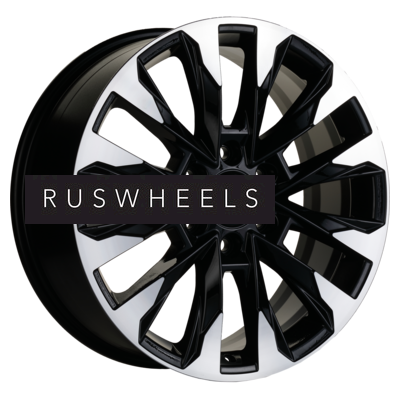 Диски Khomen Wheels 8x20/6x139,7 ET30 D106,1 KHW2010 (Hilux) Black-FP Диски Khomen Wheels 8x20/6x139,7 ET30 D106,1 KHW2010 (Hilux) Black-FP