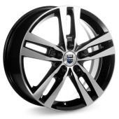 Диски КиК 6.5\R16 5*114.3 ET45 d66.1 Алмаз черный SK