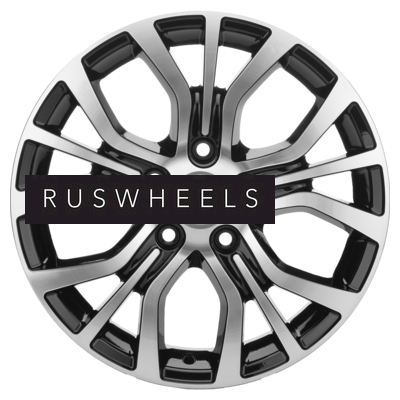 Диски Khomen Wheels 6,5x16/5x114,3 ET38 D67,1 KHW1608 (Mitsubishi) Black-FP