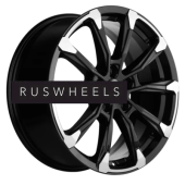 Диски Khomen Wheels 7,5x18/5x114,3 ET50 D54,1 KHW1808 (Geely Coolray) Black-FP