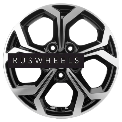 Диски Khomen Wheels 6,5x16/5x108 ET50 D63,3 KHW1606 (Focus) Black-FP Диски Khomen Wheels 6,5x16/5x108 ET50 D63,3 KHW1606 (Focus) Black-FP