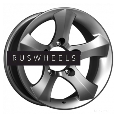 Грузовые диски K&K 8x16/5x139,7 ET-10 D110,1 Айсберг (КС662) Дарк платинум