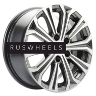 Диски Khomen Wheels 6,5x16/5x114,3 ET43 D67,1 KHW1610 (Huyndai/Kia) Gray-FP