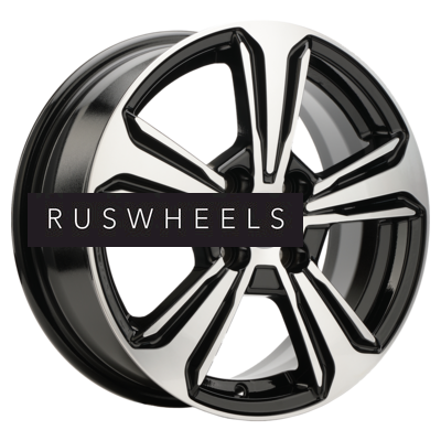 Диски Khomen Wheels 6x15/4x100 ET45 D56,6 KHW1502 (Nexia) Black-FP