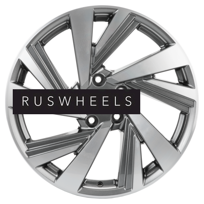 Диски Khomen Wheels 7,5x18/5x112 ET43 D57,1 KHW1801 (Kodiaq/Tiguan) Gray-FP