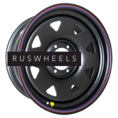 Диски Off-Road Wheels 8x15/6x139,7 ET-25 D110 Тойота Ниссан (треуг. мелкий) Черный Диски Off-Road Wheels 8x15/6x139,7 ET-25 D110 Тойота Ниссан (треуг. мелкий) Черный