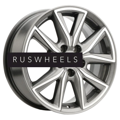 Диски Khomen Wheels 7x17/5x108 ET40 D54,1 KHW1706 (Jac/Москвич 3) Gray-FP Диски Khomen Wheels 7x17/5x108 ET40 D54,1 KHW1706 (Jac/Москвич 3) Gray-FP
