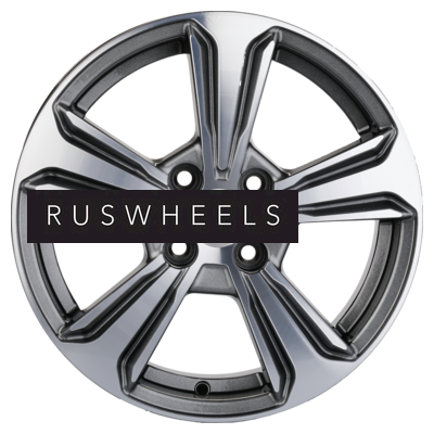 Диски Khomen Wheels 6x15/4x100 ET50 D60,1 KHW1502 (Vesta) G-Silver-FP