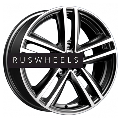 Диски iFree 6,5x16/5x112 ET40 D57,1 Катар (КС885) Блэк Джек