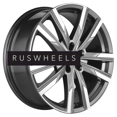 Диски Khomen Wheels 7,5x19/5x100 ET28 D57,1 KHW1905 (FAW Bestune T77) Gray-FP