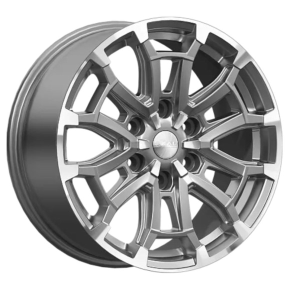 Диски СКАД 8,0\R18 6*139.7 ET25 d106.1 Алмаз Графит