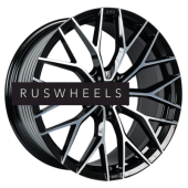 Диски INCH 9,5x21/5x112 ET37 D66,6 GA8532 Gloss Black Machined Face (ZJH)