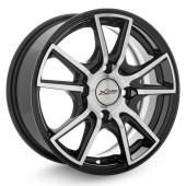 Диски Xtrike 6,0\R14 4*114.3 ET38 d67.1 BK/FP Диски Xtrike 6,0\R14 4*114.3 ET38 d67.1 BK/FP