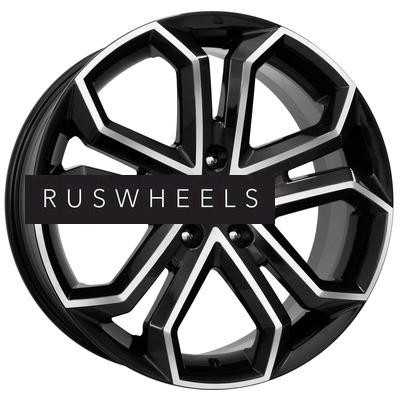 Диски КИК 8,5x19/5x130 ET38 D84,1 Пандора (КС466) Алмаз черный