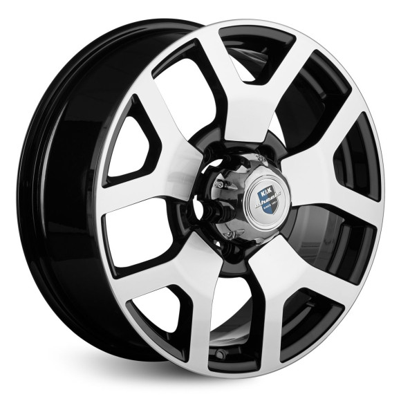 Диски КиК 7,0\R18 5*139.7 ET35 d108.5 Алмаз черный