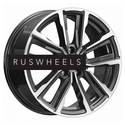 Диски КИК 7,5x17/5x114,3 ET45 D67,1 Лацио (КС964) Алмаз черный