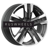 Диски КИК 7x16/5x100 ET45 D67,1 Висмут (КС1009) Алмаз черный