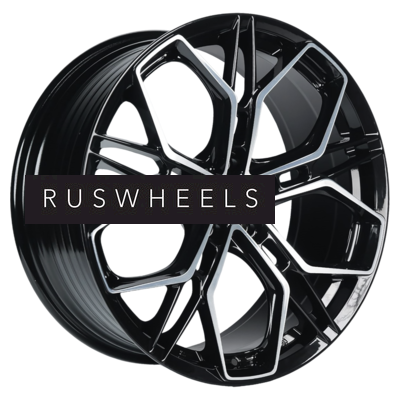 Диски INCH 8,5x19/5x112 ET28 D66,6 FA8534 Gloss Black Machined Face (ZJH)