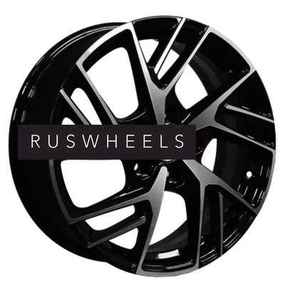 Диски Khomen Wheels 6,5x17/5x114,3 ET45 D54,1 KHW1722 (Coolray) Black-FP Диски Khomen Wheels 6,5x17/5x114,3 ET45 D54,1 KHW1722 (Coolray) Black-FP