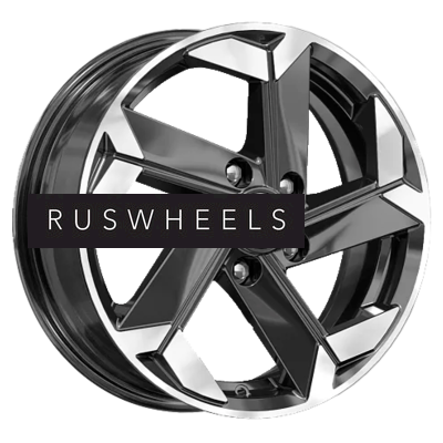 Диски КИК 6x16/5x112 ET43 D57,1 КС979 Алмаз черный