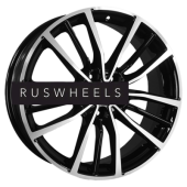Диски Khomen Wheels 7x18/5x114,3 ET53 D54,1 KHW1812 (Geely Coolray) Black-FP