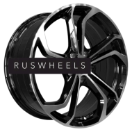Диски PDW 7,5x17/5x112 ET42 D57,1 5457 Gloss Black Machine Face (PDW)