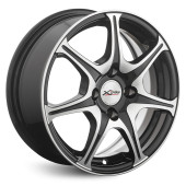 Диски Xtrike 6,0\R14 4*114.3 ET38 d66.1 BK/FP Диски Xtrike 6,0\R14 4*114.3 ET38 d66.1 BK/FP