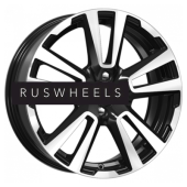 Диски КИК 6,5x17/4x100 ET43 D60,1 КС874 Алмаз черный