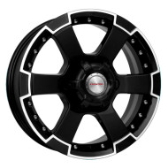 Диски КиК 7,0\R16 6*139.7 ET38 d92.5 Алмаз черный Диски КиК 7,0\R16 6*139.7 ET38 d92.5 Алмаз черный