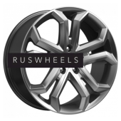 Диски КИК 8,5x19/5x127 ET40 D71,6 Пандора (КС466) Дарк платинум