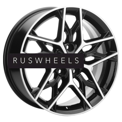Диски Khomen Wheels 7x17/5x114,3 ET45 D60,1 KHW1709 (Geely Atlas Pro) Black-FP