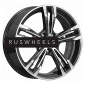 Диски КИК 7x18/5x114,3 ET38 D67,1 Karrera Light (КС935) Алмаз черный