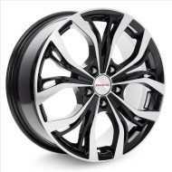 Диски КиК 7,0\R17 5*100 ET48 d56.1 Алмаз черный Диски КиК 7,0\R17 5*100 ET48 d56.1 Алмаз черный