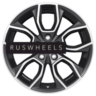 Диски Khomen Wheels 7x17/5x114,3 ET47 D67,1 KHW1713 (SantaFe) Black-FP