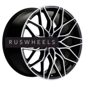 Диски Khomen Wheels 7x18/5x114,3 ET42 D67,1 KHW1813 (JAC S7) Black-FP Диски Khomen Wheels 7x18/5x114,3 ET42 D67,1 KHW1813 (JAC S7) Black-FP