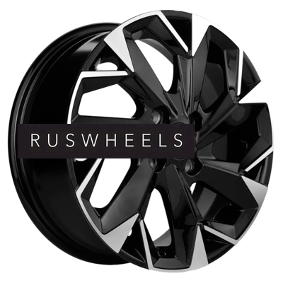 Диски Khomen Wheels 6x15/4x100 ET40 D60,1 KHW1508 (Logan/Sandero) Black-FP