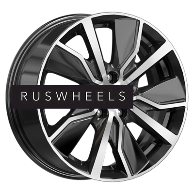 Диски K&K 6,5x16/5x114,3 ET40 D66,1 Гамбит (КС961) Алмаз черный