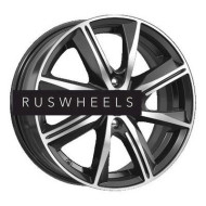 Диски K&K 7x17/5x115 ET40 D70,2 Арнар (КС896) Алмаз черный