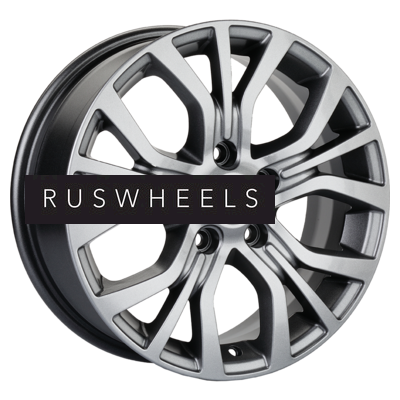 Диски Khomen Wheels 6,5x16/5x114,3 ET45 D67,1 KHW1608 (Huyndai/Mazda) G-Silver