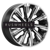 Диски КИК 7,5x19/5x114,3 ET35 D60,1 Галего (КС1039) Алмаз черный