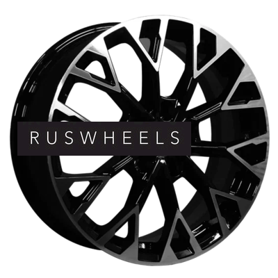 Диски Khomen Wheels 7x17/5x108 ET40 D54,1 KHW1718 (Jac/Москвич 3) Black-FP Диски Khomen Wheels 7x17/5x108 ET40 D54,1 KHW1718 (Jac/Москвич 3) Black-FP