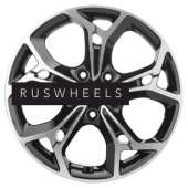 Диски Khomen Wheels 7x17/5x114,3 ET45 D60,1 KHW1702 (Changan/Geely/Lexus/Toyota) Black-FP