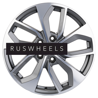 Диски Khomen Wheels 7x17/5x114,3 ET45 D67,1 KHW1703 (CX-5/i40/X-Trail) Gray-FP