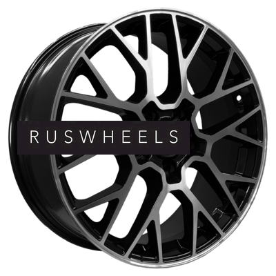 Диски Khomen Wheels 7x18/5x112 ET45 D57,1 KHW1818 (Karoq) Black-FP Диски Khomen Wheels 7x18/5x112 ET45 D57,1 KHW1818 (Karoq) Black-FP